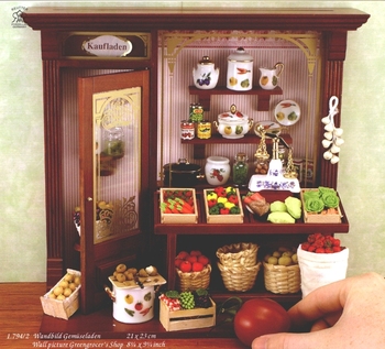 Миниатюрный  магазин овощей и фруктов
