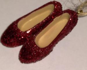 Миниатюра кукольная рубиновые туфельки Дороти, Волшебник Изумрудного города, 99г