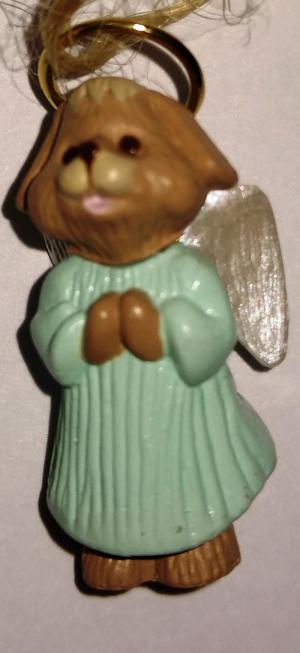 Миниатюра кукольная Собачка-Ангел, 91г. Винтаж