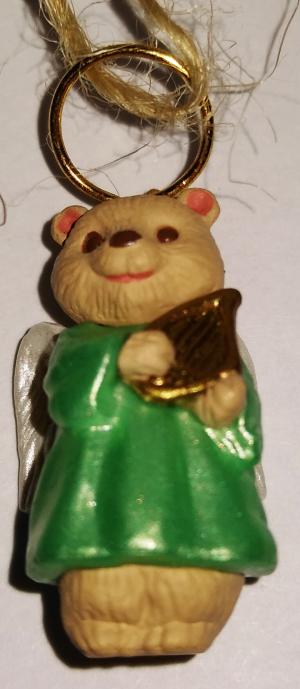 Миниатюра кукольная Мишка-Ангел 95г. Винтаж