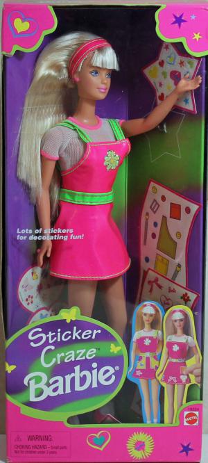 Кукла Барби Модные стикеры 97г.