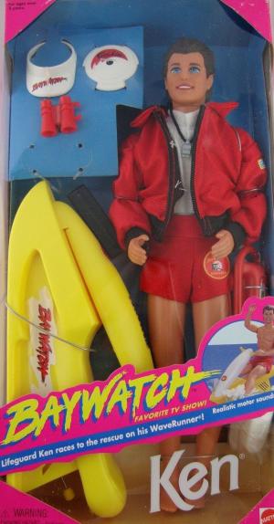  Винтажная кукла Кен Спасатель 94г.