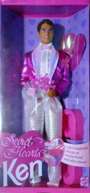 Винтажная кукла Кен Секрет Сердца 92 г.