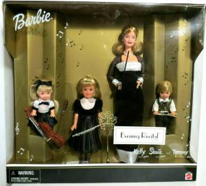 Набор из четырех кукол Барби, Келли, Стейси и Томми, Вечерний Концерт, 00 г.