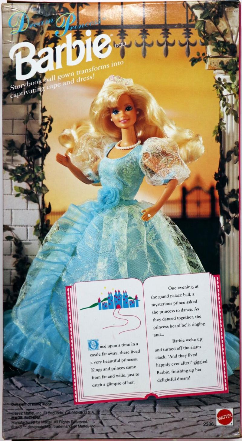 Винтажная кукла Барби Принцесса мечты в голубом 92г.-1992 Dream Princess  Barbie -купить недорого в Доллс-Миниатюр ру- Dolls-Miniature.ru