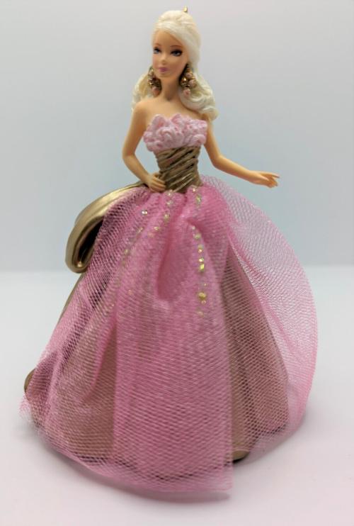Коллекционная елочная игрушка Барби Праздничная, 09 г.