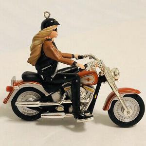 Коллекционная фигурка Барби Харлей Дэвидсон на мотоцикле 01г.