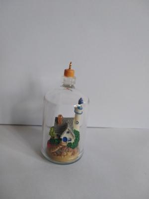 Миниатюра в стеклянной баночке. Маяк. 2001г.