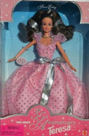 Кукла Барби 35-ый юбилей Волмарт. Тереза 97г.