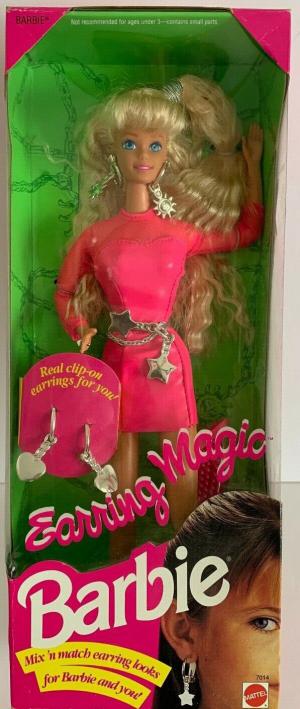 Винтажная кукла Барби Волшебные сережки, 92 г.