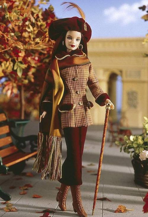 Коллекционная кукла Барби, Городские Сезоны, Осень в Париже, 98 г.