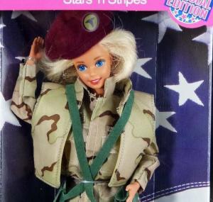 Винтажная кукла Барби Воздушно-десантные войска 92г.