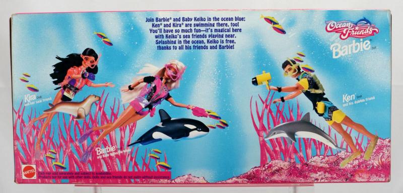 Ocean friends. Barbie Ocean friends 1996. Ocean friends Barbie and Baby Keiko. Barbie Ocean Adventure обложка. Ken Ocean friends.