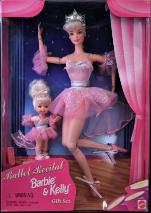 Набор с шарнирной куклой Барби и Келли "Балетный Концерт", 97г.