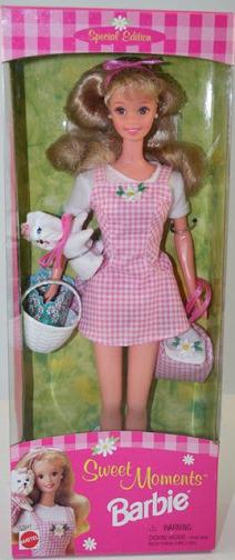 Кукла Барби "Сладкие моменты", с собачкой, 96г.