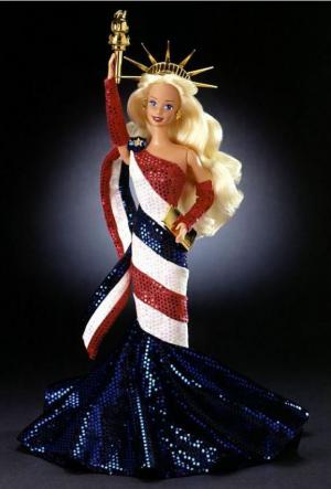 Коллекционная кукла Барби Статуя Свободы, Американские Красоты, 95 г.