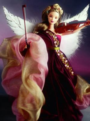 Коллекционная кукла Барби Ангел Музыки Скрипач 98г.