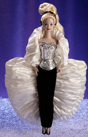 Коллекционная Фарфоровая кукла Барби Кристальная Рапсодия 92г.