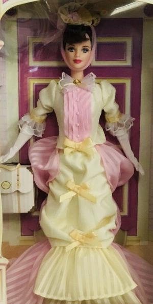 Коллекционная кукла Барби Эйвон Миссис Олби, в розовом, 97г.