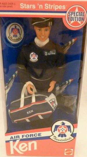 Винтажная кукла Кен, Воздушная Сила, 93 г.