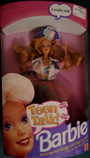 Винтажная кукла Барби Молодежный разговор, говорящая, рыжая, 91г.