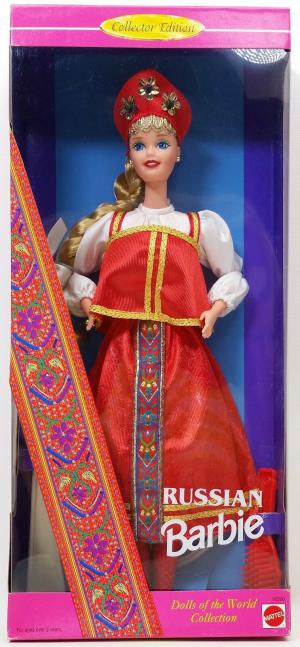Коллекционная кукла Барби Россия, Куклы Мира, 96г.