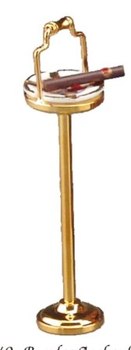 Напольная хромированая пепельница с сигарой