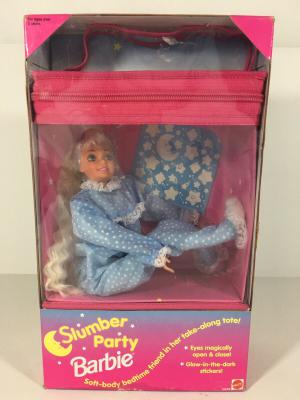 Кукла Барби с мягким телом, Пижамная вечеринка, 94г.