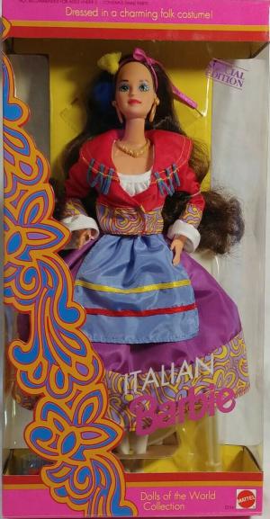 Винтажная коллекционная кукла Барби Италия, Куклы Мира, 92 г.