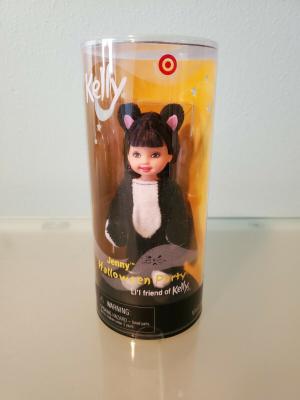 Кукла Дженни в костюме черной кошки 01 г.