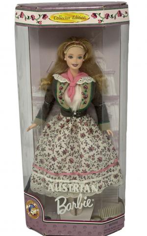 Коллекционная кукла Барби Австрия, Куклы Мира, 98 г.