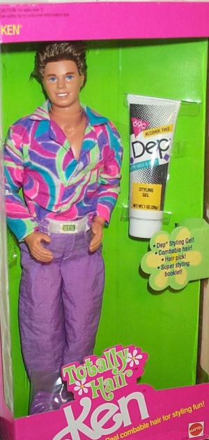 Винтажная кукла Кен Тоталли Хэир, 91 г.