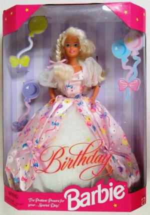 Кукла Барби День Рождения, в розовом, 96 г.