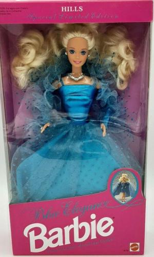 Винтажная кукла Барби Голубая Элегантность, 92 г.