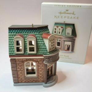 Новогодний декор Дом с интерьером, Банк, 06 г.