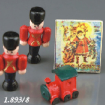 Тематический натюрморт "Старинные игрушки"