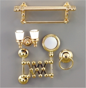 Аксесуары для ванной комнаты хромированные