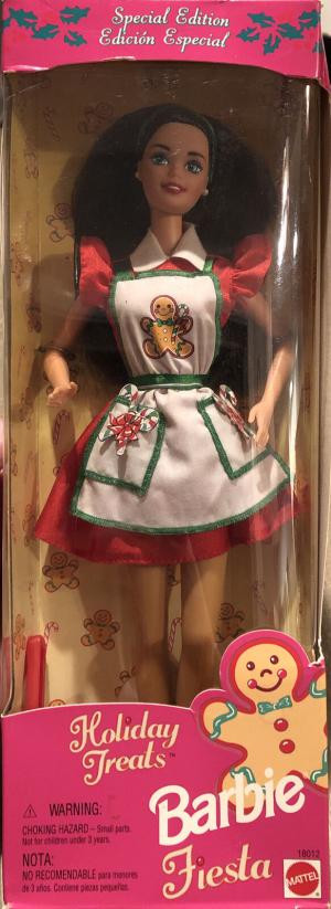 Кукла Барби Новогодние Сладости, брюнетка, 97г.