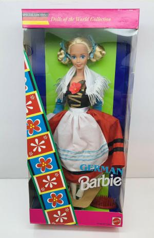 Винтажная коллекционная кукла Барби Германия, Куклы Мира, 94 г.