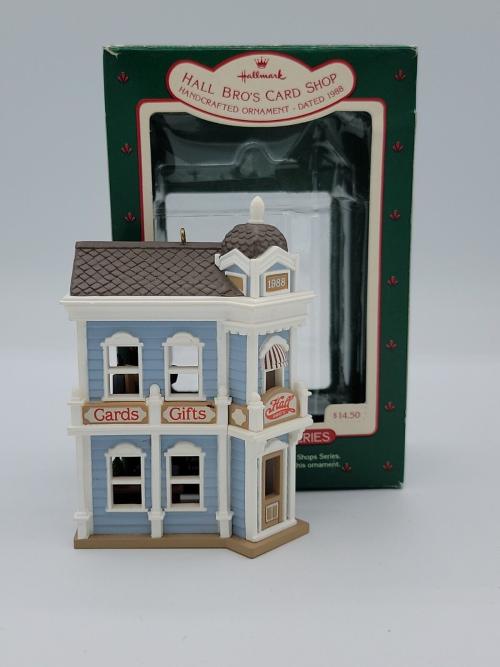 Винтажный новогодний декор Дом с интерьером, HALL BROSт, 88 г.