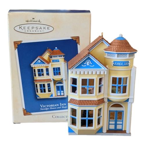 Винтажный новогодний декор Дом с интерьером, Викторианская гостиница, 95 г.