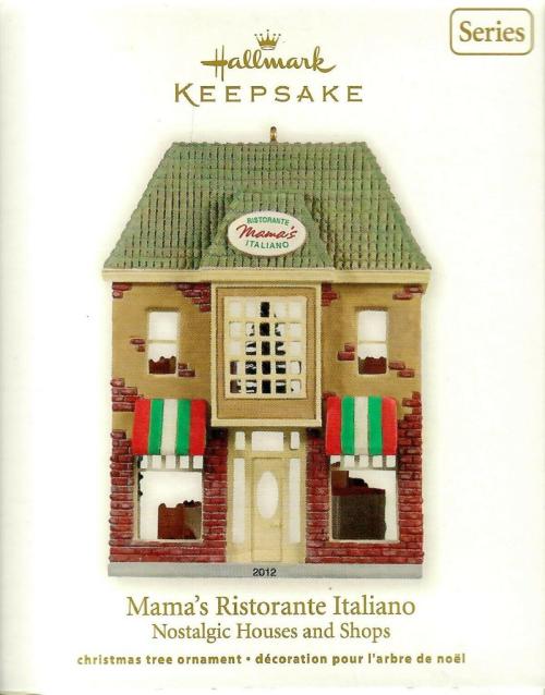 Новогодний декор Дом с интерьером, Итальянский ресторан, 2012 г.