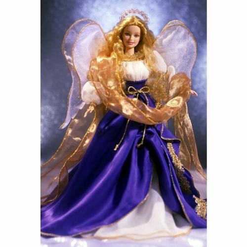 Коллекционная кукла Барби Праздничный Ангел, в синем, 2000 г.