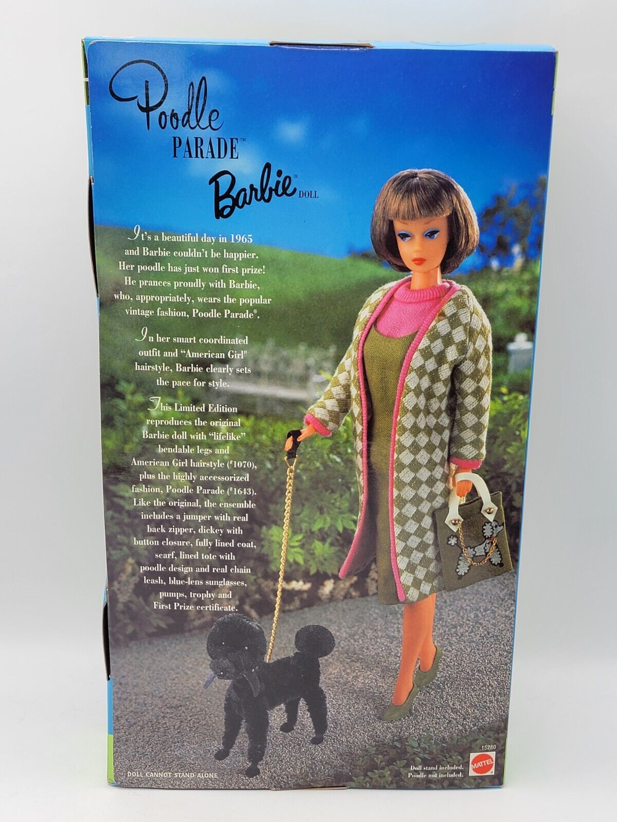 Коллекционная кукла Барби Репродукция 1965 г., Пудель парад, 95 г. - 1995  Poodle Parade Barbie 1965 Fashion & Doll Reproduction - купить недорого в  Доллс-Миниатюр ру - Dolls-Miniature.ru