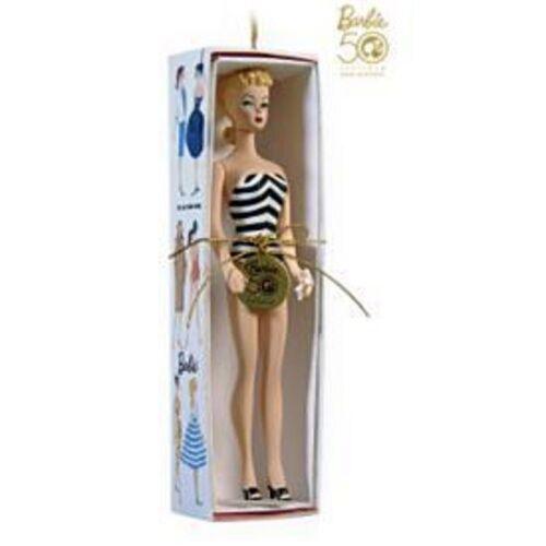 Миниатюрная куколка подвижная Барби в купальнике, 09 г.