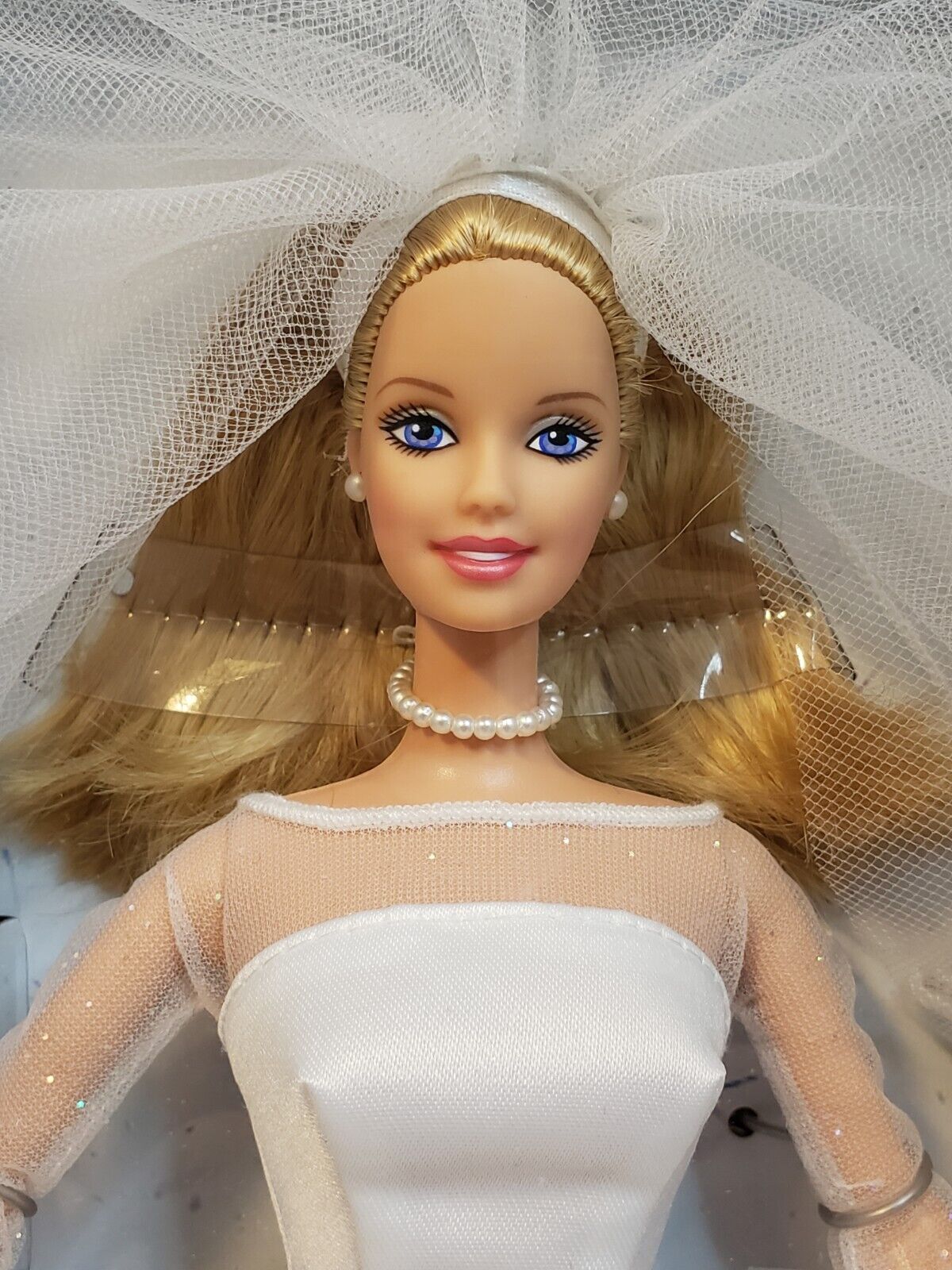 Кукла Барби Смущенная Невеста, 2000 г. - Blushing Bride 1999 Barbie -  купить недорого в Доллс-Миниатюр ру - Dolls-Miniature.ru