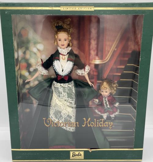 Коллекционный набор из двух кукол Барби и Келли, Викторианские праздники, 2000 г.