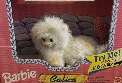 Барби, мяукающая кошка Калико, 95 г.