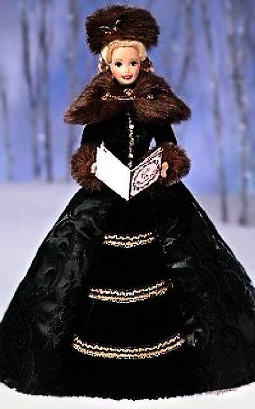 Коллекционная Фарфоровая кукла Барби, Праздничные Колядки, 96 г.