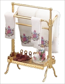 Напольная подставка с полотенцами